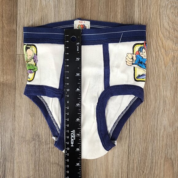 Vintage 1989 Superman & Lex Luthor‎ Boys Size 2 Underwear Fruit Of The Loom - Picture 6 of 7